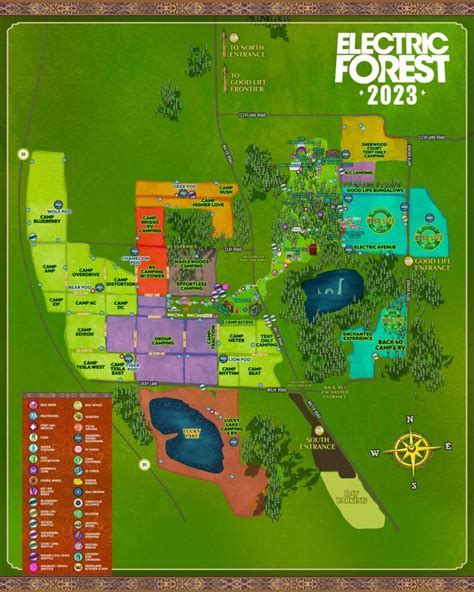 Electric Forest 2023 Set Times Map And Essential Info Edm Identity