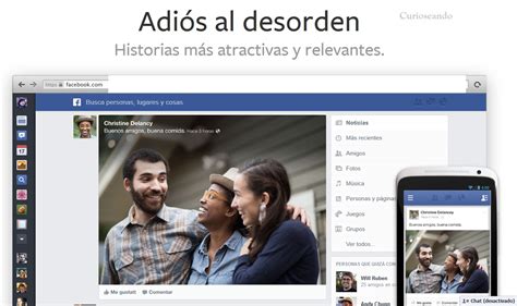 Conoce Cómo Se Verá Tu Muro De Facebook Con El Nuevo Diseño ~ Curioseando