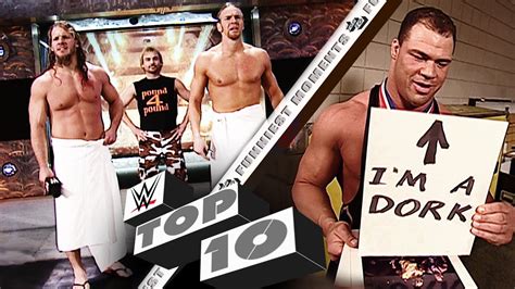 Wwes Funniest Moments Wwe Top 10 Youtube