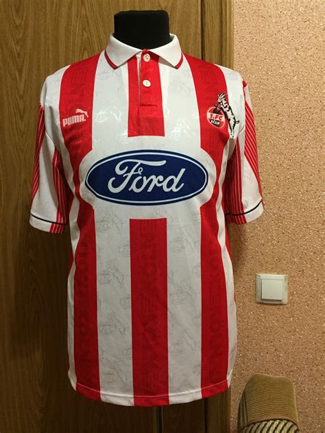 Jersey signed by the 1. 1. FC Koln Home football shirt 1995 - 1996.