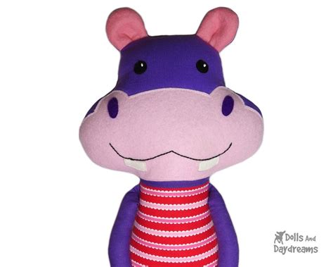 Hippo Sewing Pattern Dolls And Daydreams