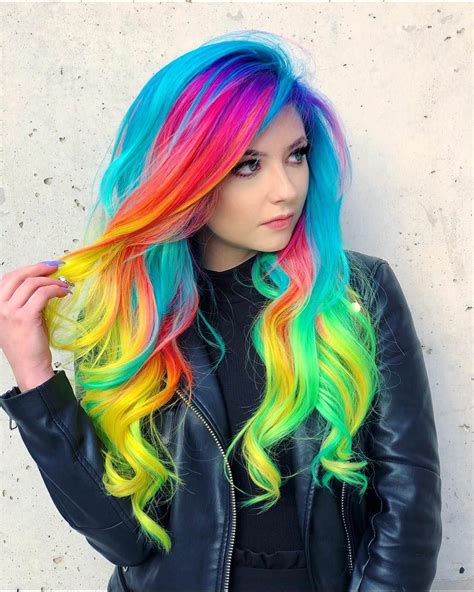 ideas para pintarte el cabello arcoíris y colorear tu vida ideas de cabello teñido coloración
