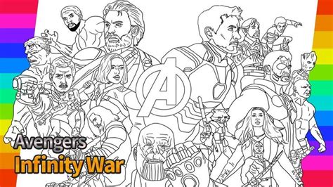 Disegni Da Colorare Avengers Infinity War Box Imagesee