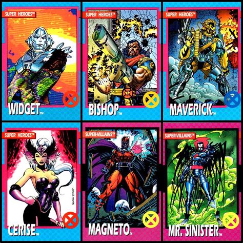 X Men Series 1 Card Set By Jim Lee Jimlee Marvelcomics Cards The90s