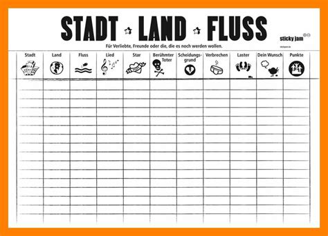 Kniffel spielplan (pdf) zum ausdrucken. Stadt Land Fluss Vorlagen Zum Ausdrucken - Ausmalbild.club