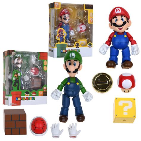 Sh Figuarts Nintendo Super Mariobros Luigi Pvc Action Figure Shf Toy