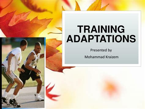 Ppt Training Adaptations Powerpoint Presentation Free Download Id