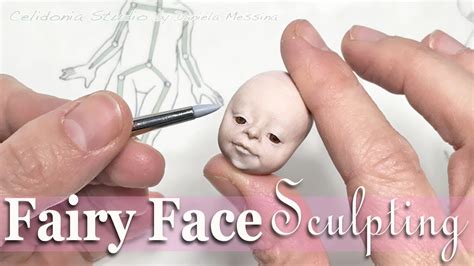 Polymer Clay Fairy Face Sculpting Youtube