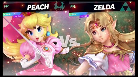 Super Smash Bros Ultimate Amiibo Fights Request 2028 Peach Vs Zelda