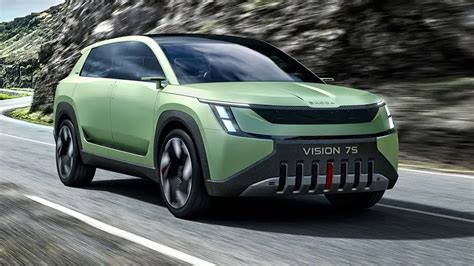 Skoda Vision S Electric Suv Concept Revealed Drive