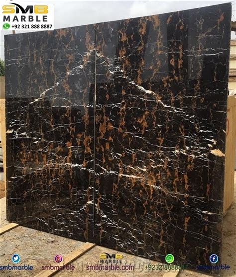 Pakistani Black And Gold Marble Slabs And Tiles From Pakistan