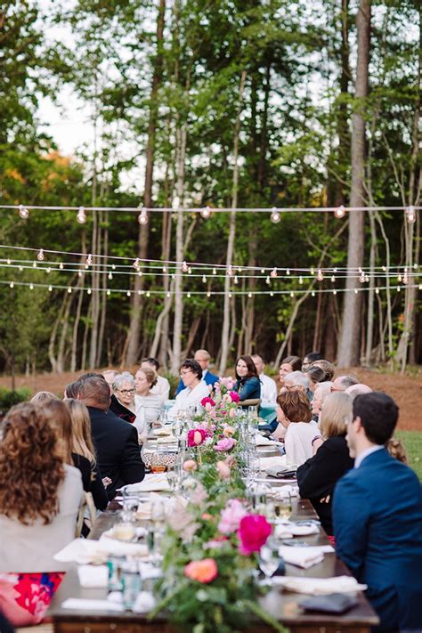 Modern Farm Outdoor Wedding Reception Outdoor Wedding Reception
