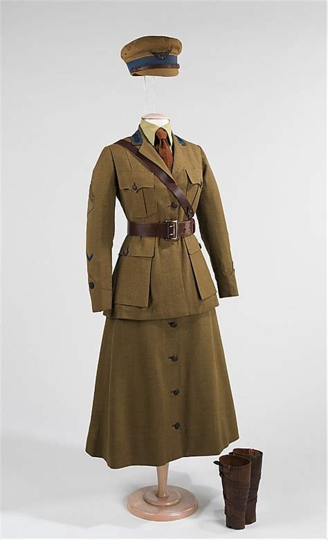 Wwi Military Uniform Of The Womens Motor Corps Of America Who