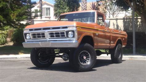 1976 Ford F 100 Custom 4x4 Manual Lifted Short Bed F100 Ranger