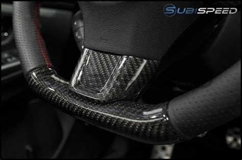 Olm S Line Carbon Fiber Steering Wheel Covers 2016 Wrx Mt Sti