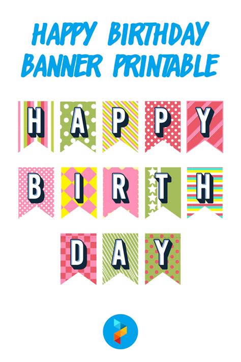 Happy Birthday Banner Free Printable Web These  And Pdf Printable