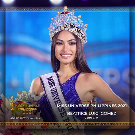 Cebu Citys Beatrice Luigi Gomez Crowned Miss Universe Philippines 2021