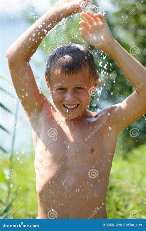 Babe Washing In The Shower Stock Photo Image Of Face