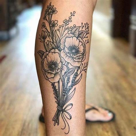 30 Super New Flowers Bouquet Tattoo Design Ideas In 2020 Classy Tattoos Bouquet Tattoo