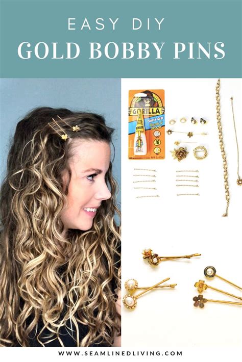 How To Decorate Bobby Pins Diy Hair Accessories Seamlined Living