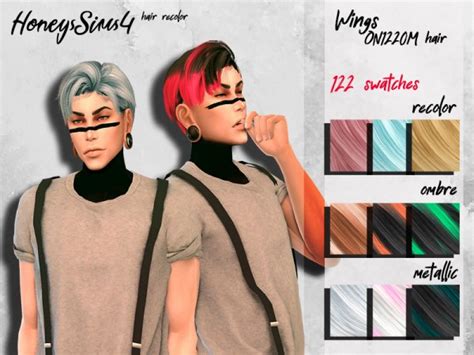 The Sims Resource Wingssims On0306 Hair Recolored By