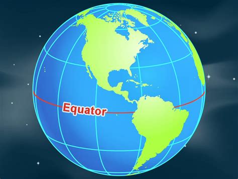Map Of World With Equator Map