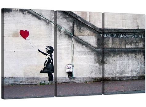 Banksy Canvas Prints Girl With A Red Balloon