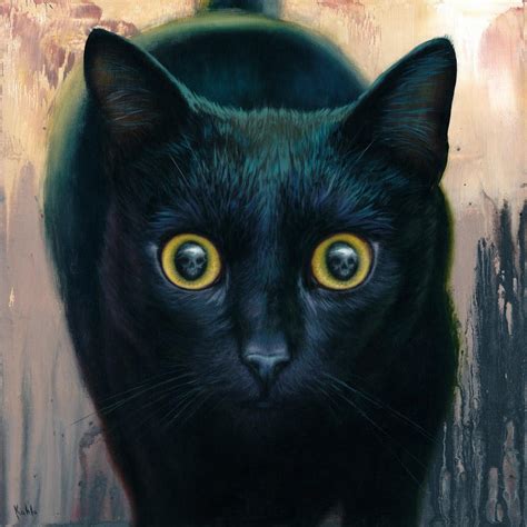 Acrylic On Canvas Cat Oil Life Collector Art арт