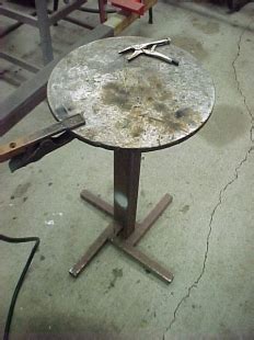 Welding table nomad an inexpensive solution to a diy. Homemade Small Welding Table - HomemadeTools.net