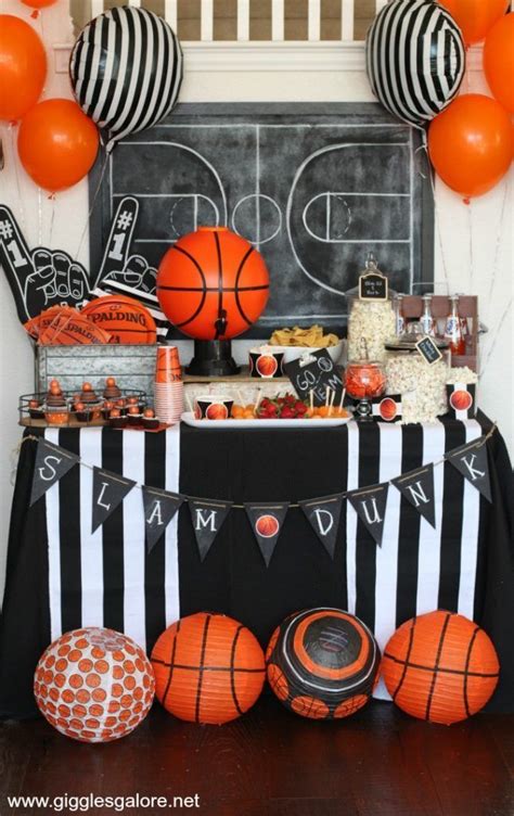 march madness basketball party sports themed birthday