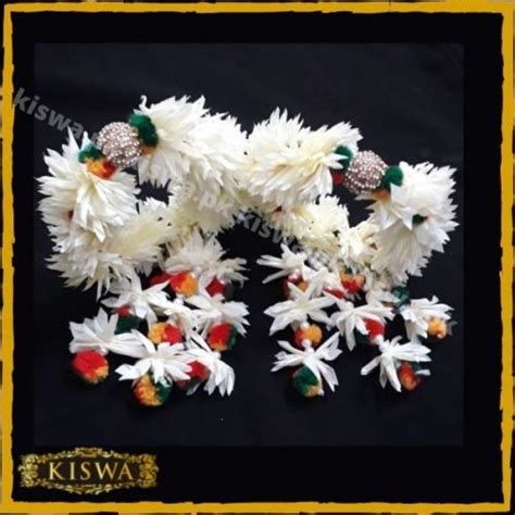 Artificial Gajra Bangles For Wedding Jewelry Pack Of 2 Kiswapk
