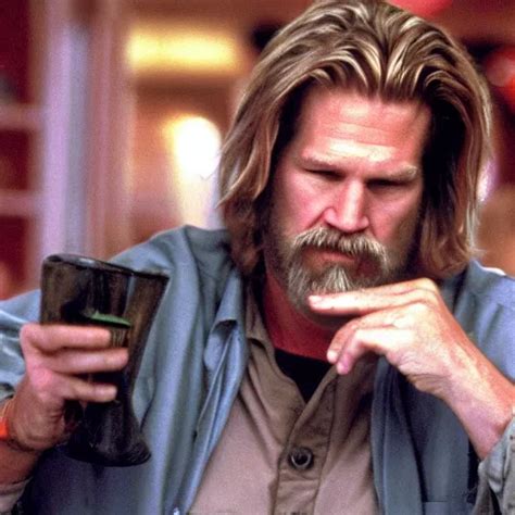Jeff Bridges As The Dude From The Big Lebowski Abiding Stable