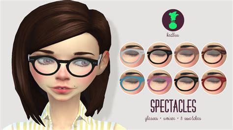Sims 4 Ccs The Best Glasses By Kedluu