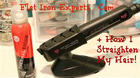 Flat Iron Experts Review How I Straighten My Hair Youtube