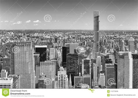 New York City October 23 2015 Aerial View Of Manhattan From Stock