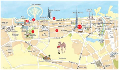 Tourism, aviation, real estate and financial services are the main sources of revenue in dubai. Dubai Map