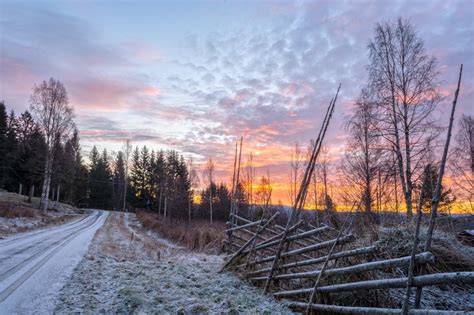 Winter Morning Sky By Geertweggen