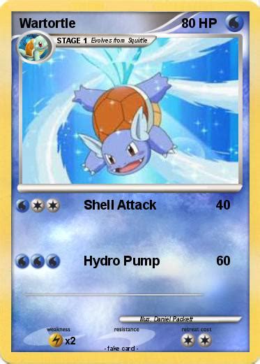 Pokémon Wartortle 232 232 Shell Attack My Pokemon Card