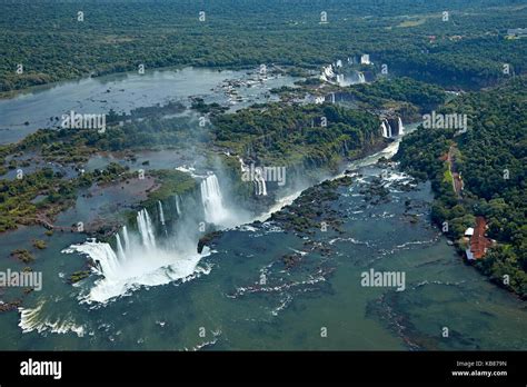 Devils Throat Garganta Do Diabo Iguazu Falls On Brazil Argentina
