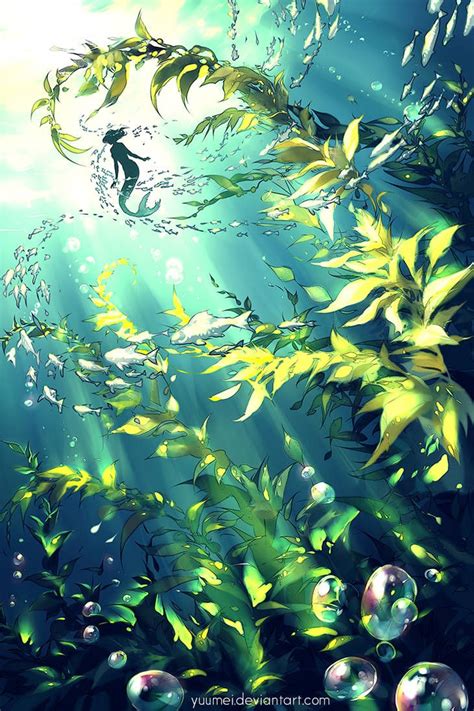 Forest Of The Sea By Yuumei On Deviantart