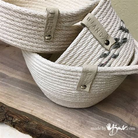 The Making Of Rope Bowls Made By Barb Simple Step By Step Tutorial