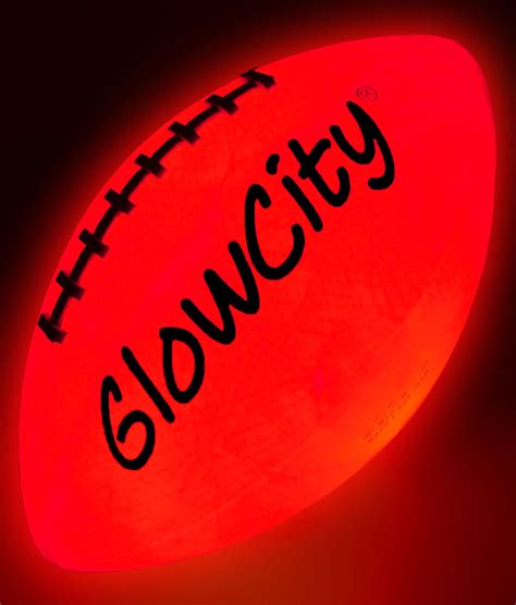 GlowCity Light Up Football-Official Size-High Bright LED Lights-Perfect Glow in The Dark ...