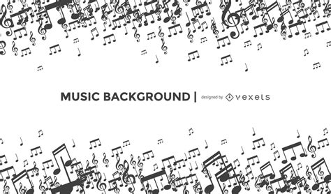 Artistic Music Notes Background Vector Download