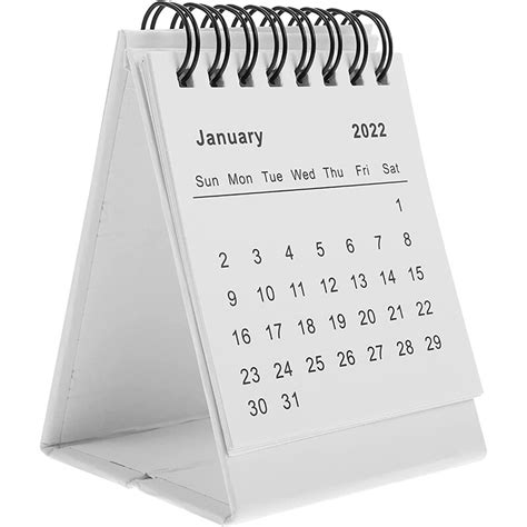 2022 Desktop Calendar Stand Up Calendars Schedule 2022 Desk Calendar