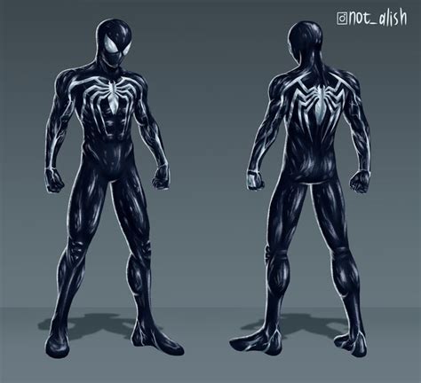 Marvel S Spider Man Symbiote Suit Concept Remastered Not Alish