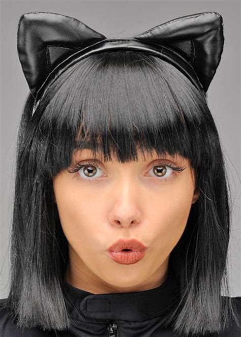 Cute Black Cat Ears On Headband Ladies Sexy Black Cat Ears On Headband