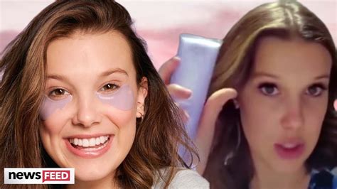 Millie Bobby Brown Faces Backlash Over Fake Skincare Routine Youtube