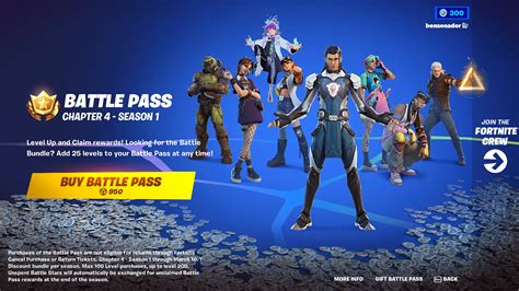 Fortnite Chapter 4 Season 1 Battle Pass Price Skins And Everything