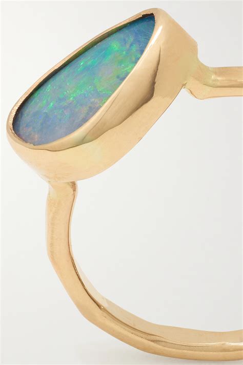 MELISSA JOY MANNING Karat Recycled Gold Opal Doublet Ring NET A PORTER