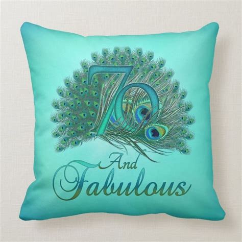 70th Birthday Pillows Zazzle Pillows Decorative Throw Pillows